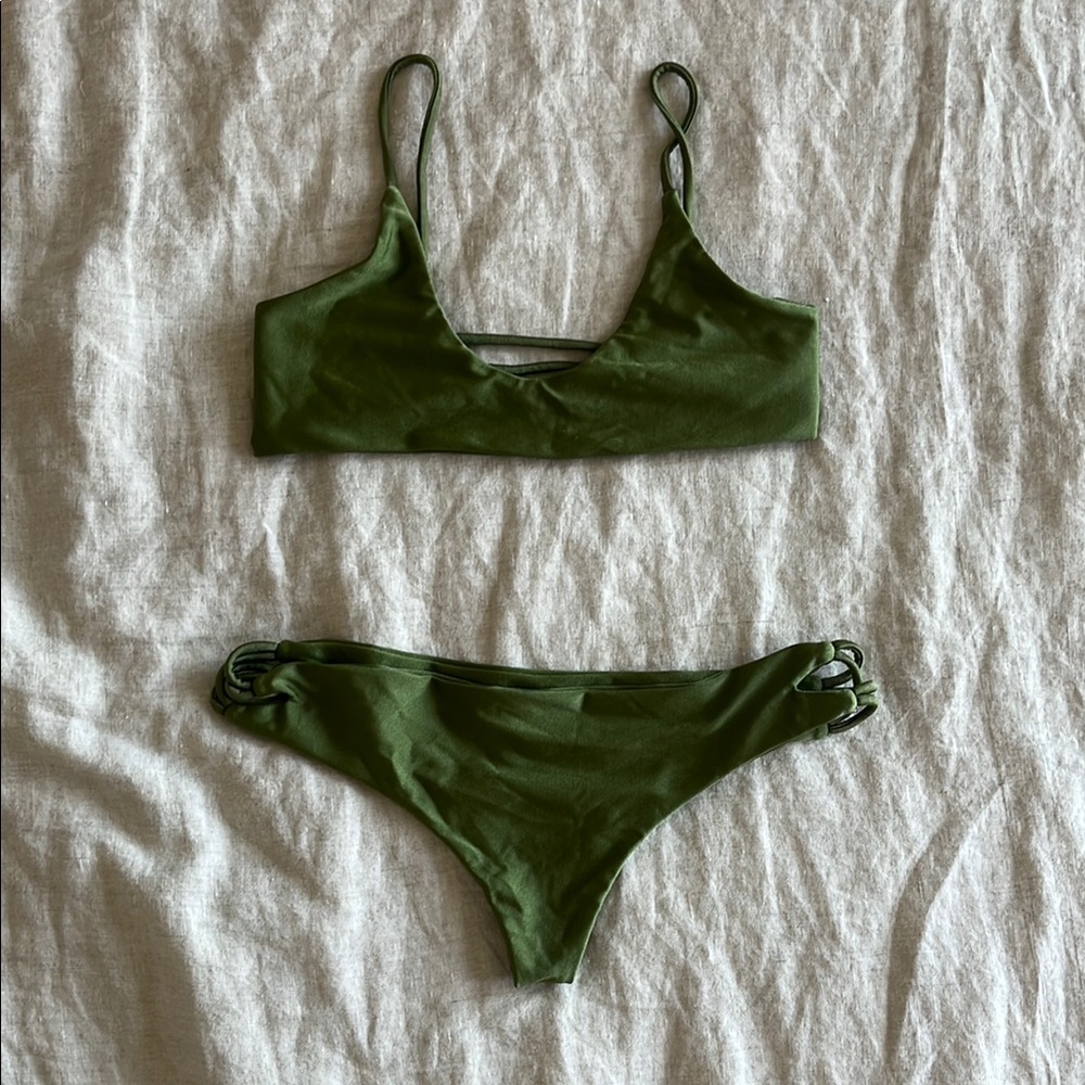 KAOHS Olive Green Bikini Set